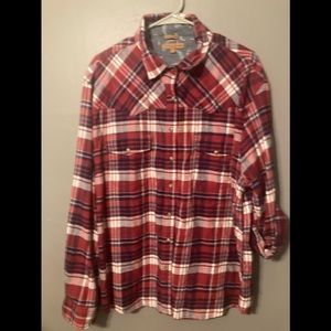Red Flannel  shirts. By. Jach’s. Girlfriend xxl